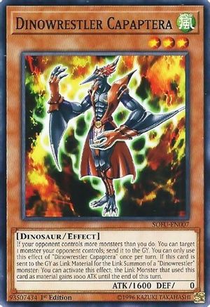 Dinowrestler Capaptera (SOFU-EN007) - Soul Fusion 1st Edition