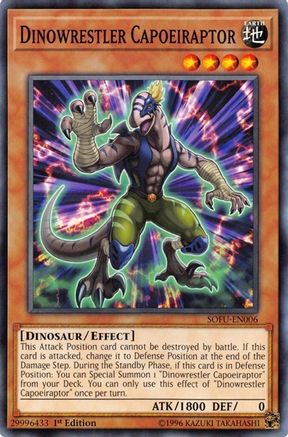 Dinowrestler Capoeiraptor (SOFU-EN006) - Soul Fusion Unlimited