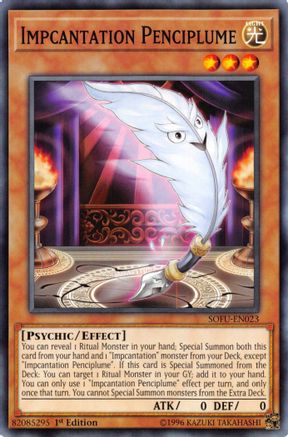 Impcantation Penciplume (SOFU-EN023) - Soul Fusion 1st Edition