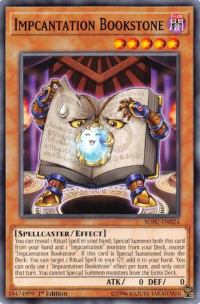 Impcantation Bookstone (SOFU-EN024) - Soul Fusion 1st Edition