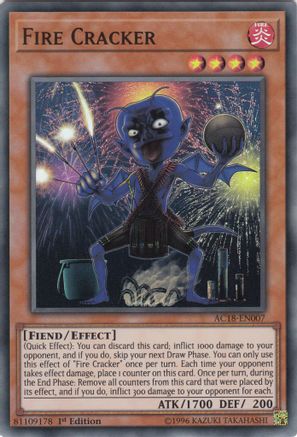 Fire Cracker (AC18-EN007) - Advent Calendar 2018 1st Edition