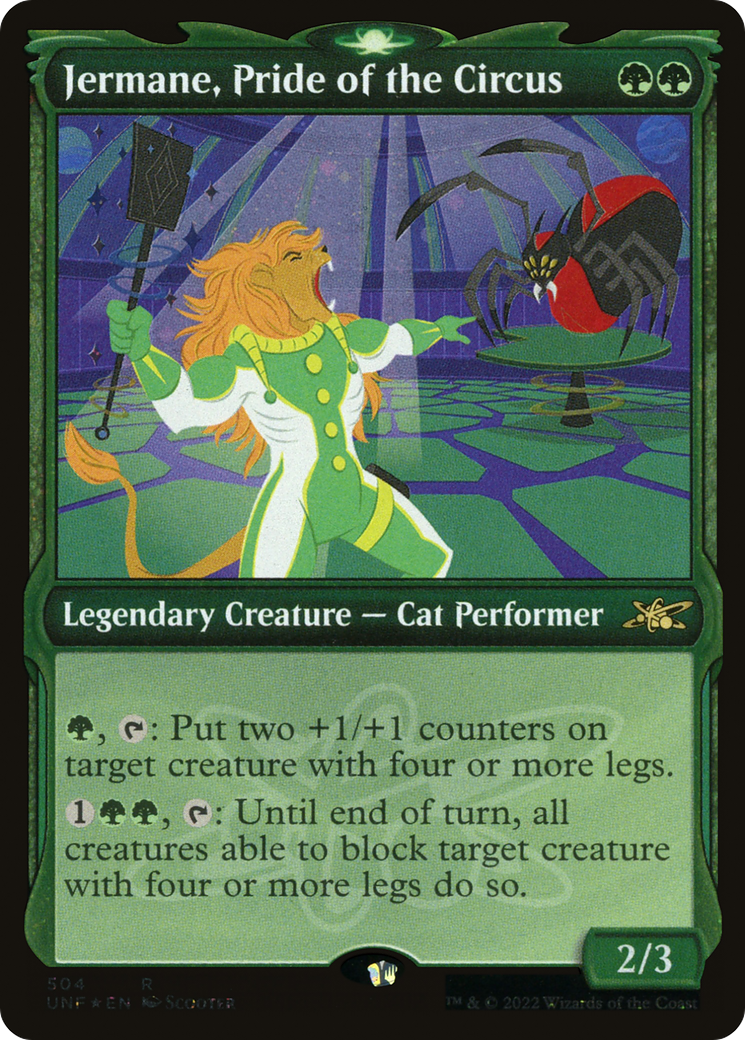 Jermane, Pride of the Circus (Showcase) (Galaxy Foil) [Unfinity]