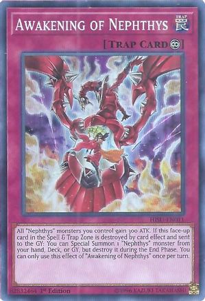 Awakening of Nephthys (HISU-EN011) - Hidden Summoners 1st Edition