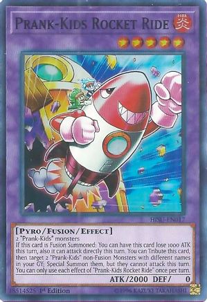 Prank-Kids Rocket Ride (HISU-EN017) - Hidden Summoners 1st Edition