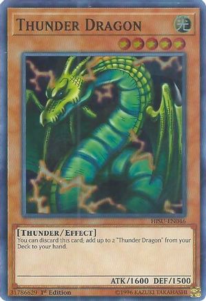 Thunder Dragon (HISU-EN046) - Hidden Summoners 1st Edition