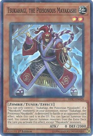 Tsukahagi, the Poisonous Mayakashi (HISU-EN028) - Hidden Summoners 1st Edition