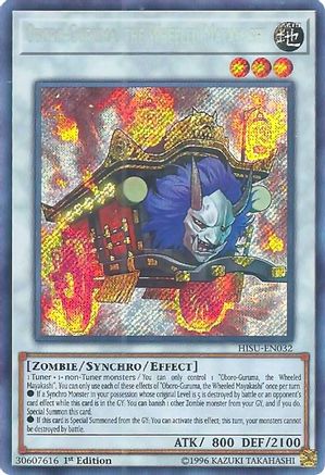 Oboro-Guruma, the Wheeled Mayakashi (HISU-EN032) - Hidden Summoners 1st Edition