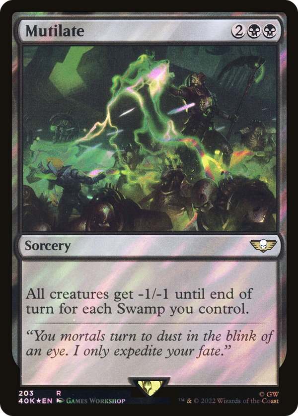 Mutilate (Surge Foil) [Warhammer 40,000]