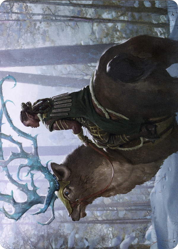 Boreal Outrider // Boreal Outrider (ASKHM-042) - Art Series: Kaldheim (Borderless) Foil