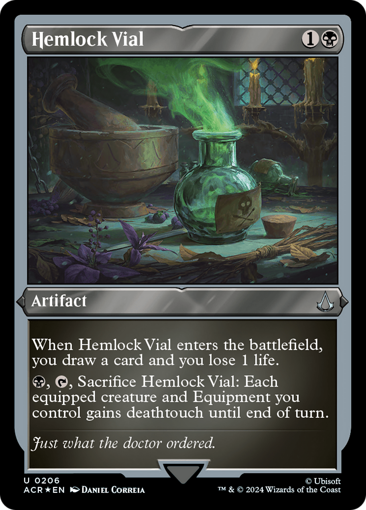 Hemlock Vial (Foil Etched) [Assassin's Creed]