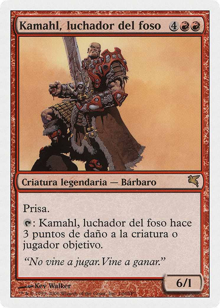 Kamahl, Pit Fighter (Italian) - 