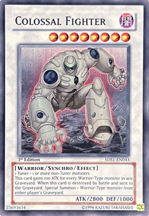 Colossal Fighter (5DS1-EN043) - 5D's 2008 Starter Deck 1st Edition