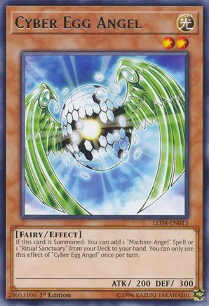 Cyber Egg Angel (LED4-EN013) - Legendary Duelists: Sisters of the Rose 1st Edition