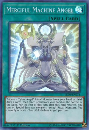 Merciful Machine Angel (LED4-EN014) - Legendary Duelists: Sisters of the Rose 1st Edition