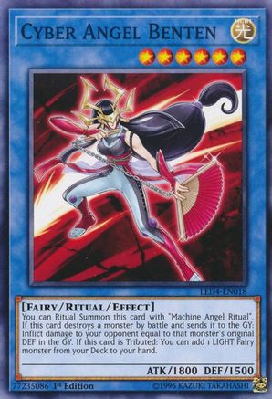 Cyber Angel Benten (LED4-EN018) - Legendary Duelists: Sisters of the Rose 1st Edition