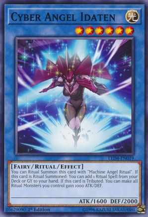 Cyber Angel Idaten (LED4-EN019) - Legendary Duelists: Sisters of the Rose 1st Edition