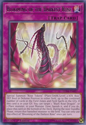Blooming of the Darkest Rose (LED4-EN027) - Legendary Duelists: Sisters of the Rose 1st Edition
