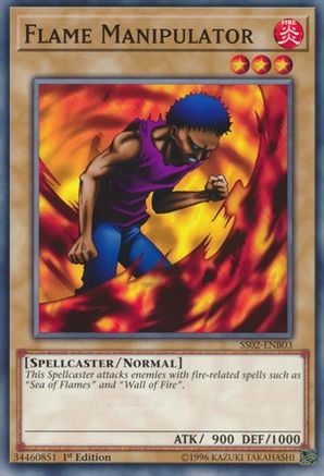Flame Manipulator (SS02-ENB03) - Speed Duel Decks: Duelists of Tomorrow 1st Edition