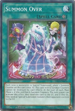 Summon Over (SAST-EN070) - Savage Strike 1st Edition