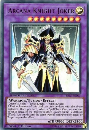 Arcana Knight Joker (SBLS-EN007) - Speed Duel: Arena of Lost Souls 1st Edition