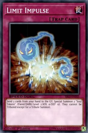 Limit Impulse (SBLS-EN045) - Speed Duel: Arena of Lost Souls 1st Edition