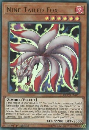 Nine-Tailed Fox (DUPO-EN031) - Duel Power 1st Edition