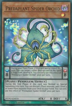 Predaplant Spider Orchid (DUPO-EN035) - Duel Power Unlimited