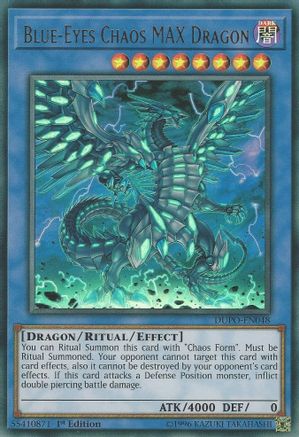 Blue-Eyes Chaos MAX Dragon (DUPO-EN048) - Duel Power 1st Edition