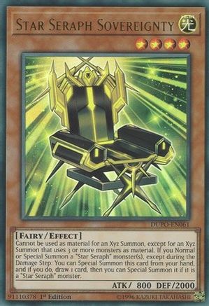 Star Seraph Sovereignty (DUPO-EN061) - Duel Power 1st Edition