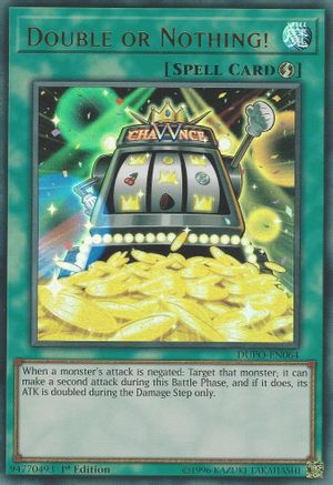 Double or Nothing! (DUPO-EN064) - Duel Power 1st Edition