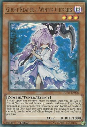 Ghost Reaper & Winter Cherries (DUPO-EN076) - Duel Power 1st Edition