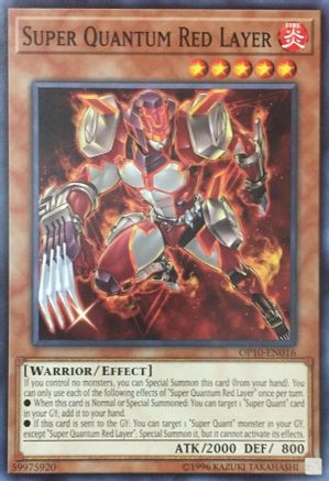 Super Quantum Red Layer (OP10-EN016) - OTS Tournament Pack 10 Unlimited