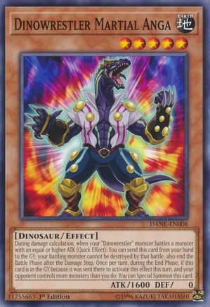 Dinowrestler Martial Anga (DANE-EN008) - Dark Neostorm Unlimited