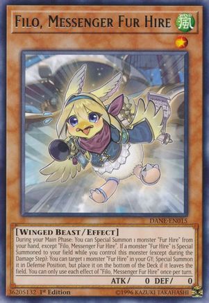 Filo, Messenger Fur Hire (DANE-EN015) - Dark Neostorm Unlimited