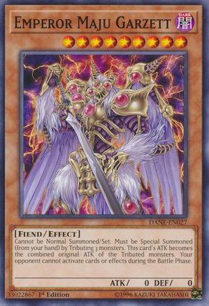Emperor Maju Garzett (DANE-EN027) - Dark Neostorm 1st Edition