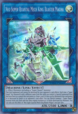 Neo Super Quantal Mech King Blaster Magna (DANE-EN046) - Dark Neostorm 1st Edition