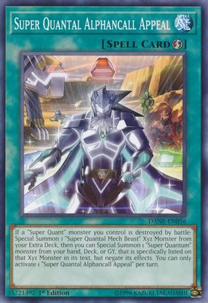Super Quantal Alphancall Appeal (DANE-EN056) - Dark Neostorm 1st Edition