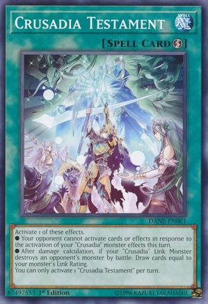 Crusadia Testament (DANE-EN061) - Dark Neostorm Unlimited