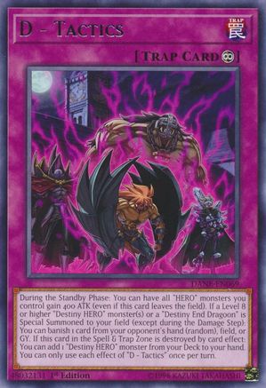 D - Tactics (DANE-EN069) - Dark Neostorm 1st Edition