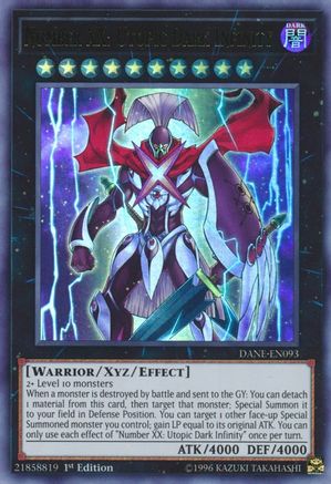 Number XX: Utopic Dark Infinity (DANE-EN093) - Dark Neostorm Unlimited