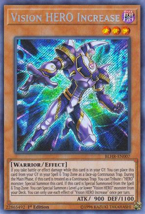 Vision HERO Increase (BLHR-EN007) - Battles of Legend: Hero's Revenge 1st Edition