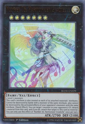 Number 76: Harmonizer Gradielle (BLHR-EN029) - Battles of Legend: Hero's Revenge 1st Edition