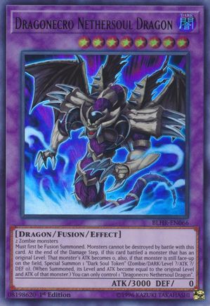 Dragonecro Nethersoul Dragon (BLHR-EN066) - Battles of Legend: Hero's Revenge 1st Edition