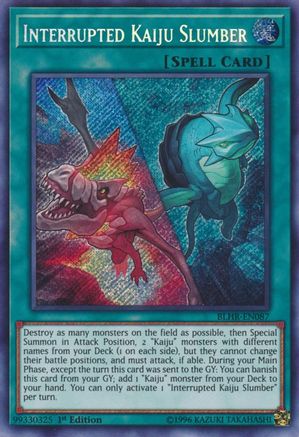 Interrupted Kaiju Slumber (BLHR-EN087) - Battles of Legend: Hero's Revenge 1st Edition