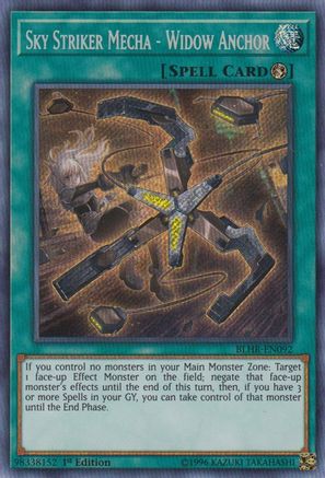 Sky Striker Mecha - Widow Anchor (BLHR-EN092) - Battles of Legend: Hero's Revenge 1st Edition