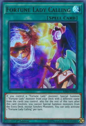 Fortune Lady Calling (RIRA-EN056) - Rising Rampage 1st Edition