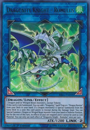 Dragunity Knight - Romulus (RIRA-EN098) - Rising Rampage Unlimited
