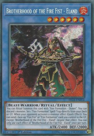 Brotherhood of the Fire Fist - Eland (FIGA-EN014) - Fists of the Gadgets 1st Edition