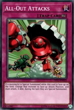 All-Out Attacks (OP11-EN022) - OTS Tournament Pack 11 Unlimited