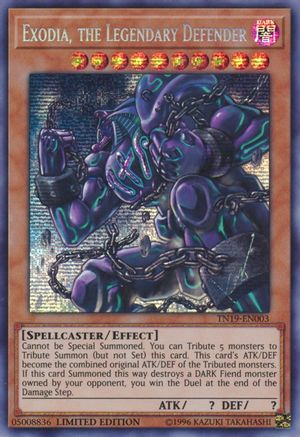 Exodia, the Legendary Defender (TN19-EN003) - 2019 Gold Sarcophagus Tin Limited